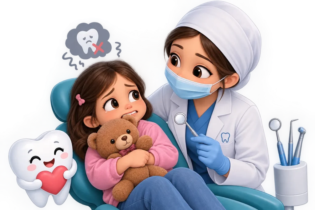 ترس کودک از دندانپزشکی
