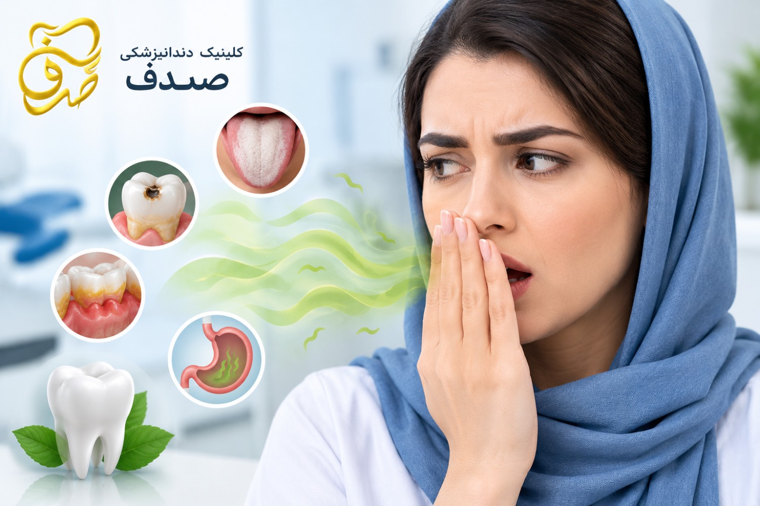 علت بوی بد دهان